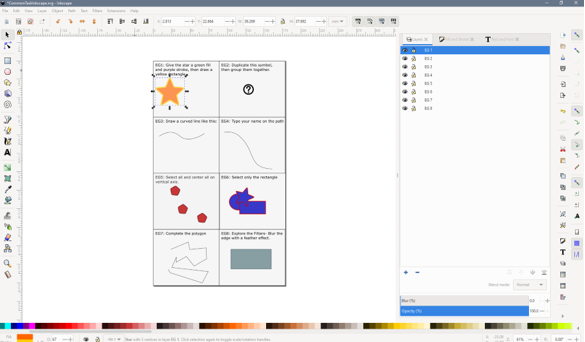 inkscape exercise
