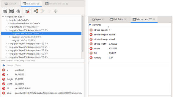 Xml and CSS dialogues
