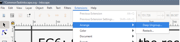 deep ungroup extension