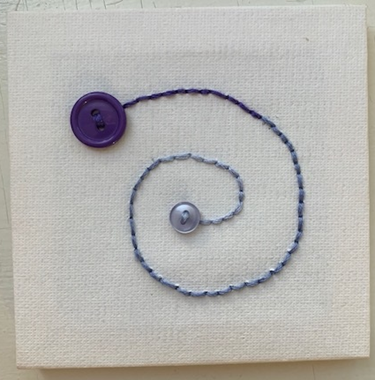 Buttons sewn
