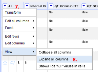 expand column